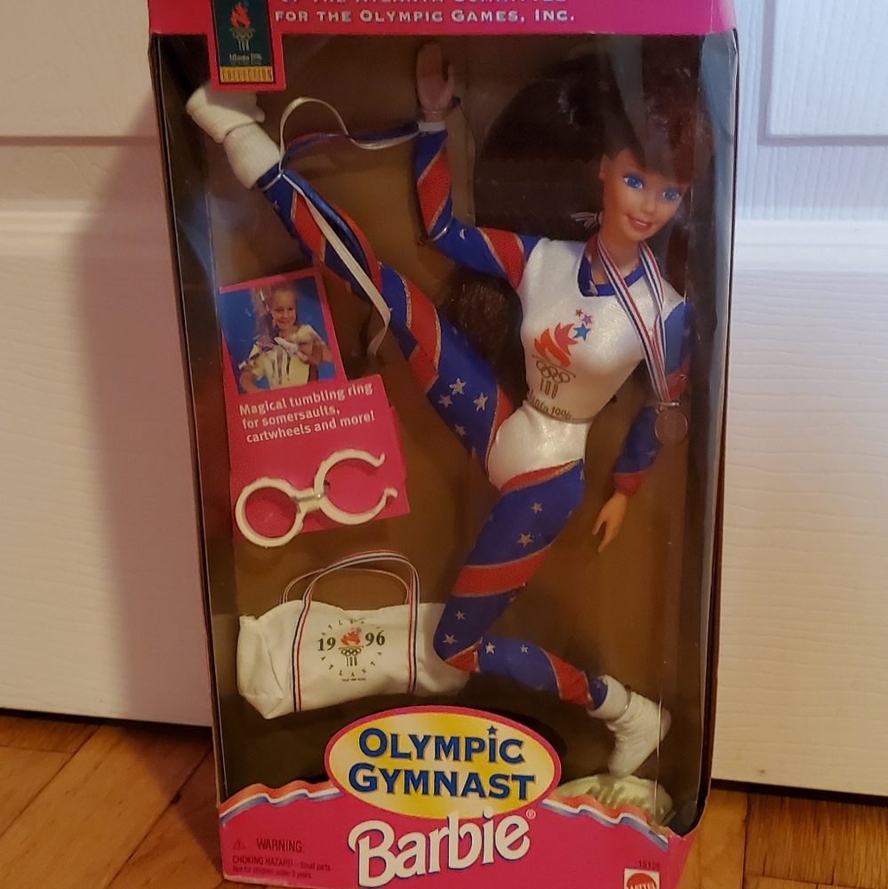 Barbie Olympic Gymnast 1996 Atlanta Games Doll